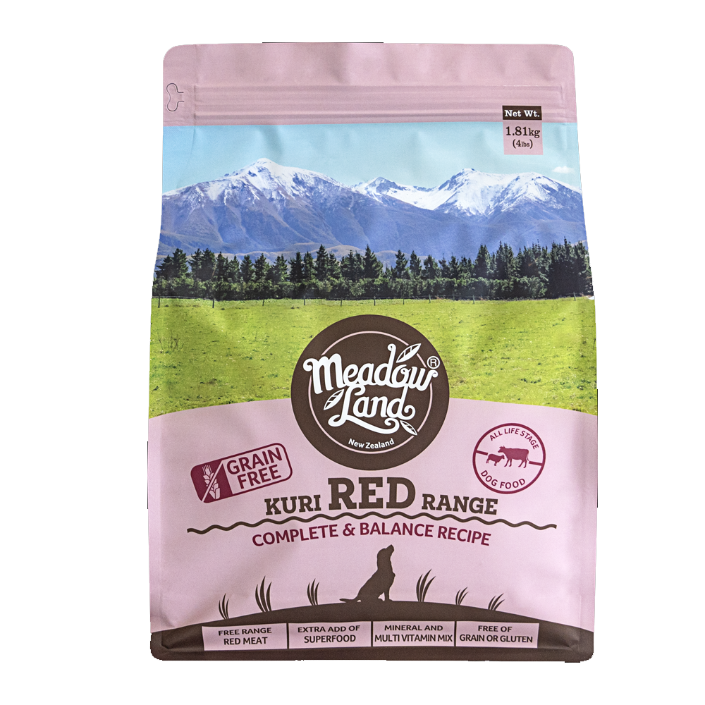 【Meadowland】紅肉 增肌添活力配方全犬糧 (10kg 紐西蘭頂級放養肉源 增肌強體首選 腸胃消化調理)