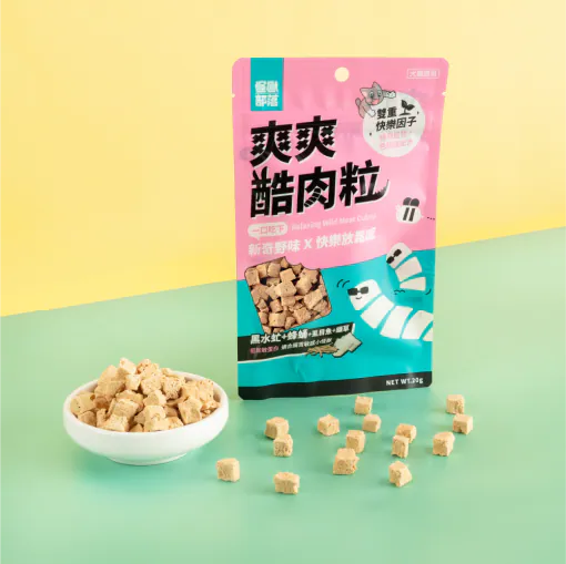 LitoMON 怪獸部落 爽爽酷肉粒 (黑水虻+蜂蛹+虱目魚+纈草) 20g