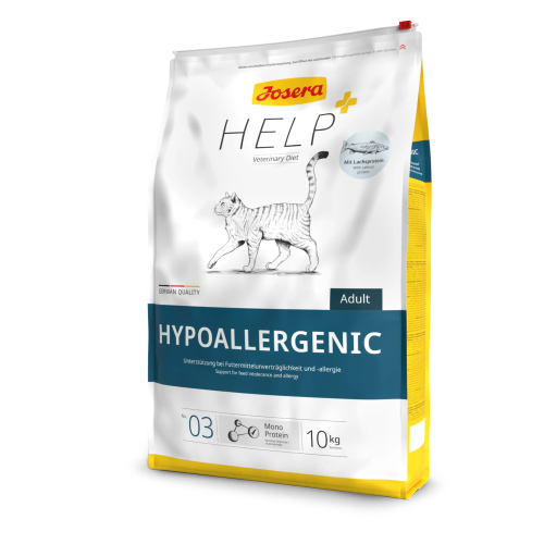 【Josera HELP+ 德寵】成貓無穀物低敏專科天然配方 (2kg / 10kg) (德國製造 | 皮膚與食物過敏專科處方膳食,單一鮭魚低敏純肉 X 100% 無穀排除飲食首選)