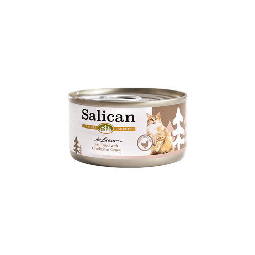 Salican 肉汁系列 雞肉貓罐頭 主食罐 85G