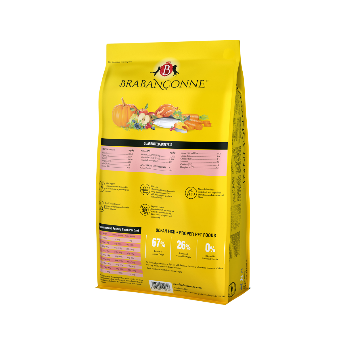 【Brabanconne 爸媽寵】日常系列 大型成犬魚肉配方 10kg (大型成犬專用 比利時製造 五種海洋魚 護膚爆毛與關節防護)