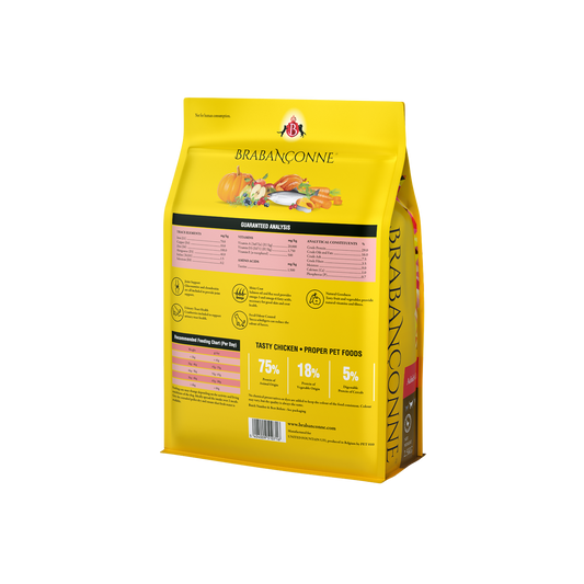 【Brabanconne 爸媽寵】日常系列 成貓鮮雞肉配方 2.5kg (成貓專用 比利時製造 泌尿道呵護 關節與皮毛雙效保養)