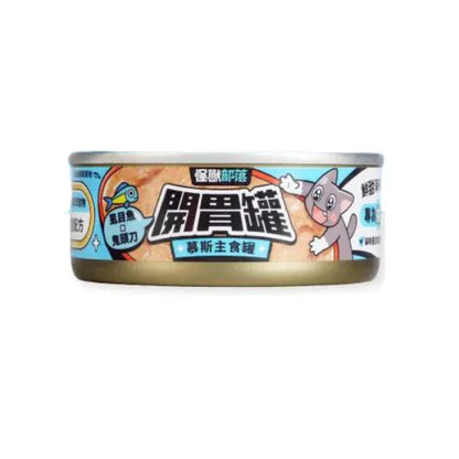 怪獸部落 - 開胃罐慕斯主食罐 (虱目魚x鬼頭刀) 82g