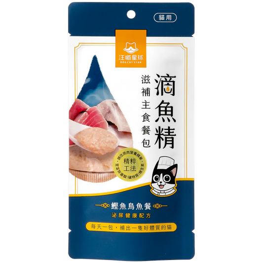 汪喵星球 - 滴魚精滋補主食餐包 (鰹魚烏魚餐) 40g