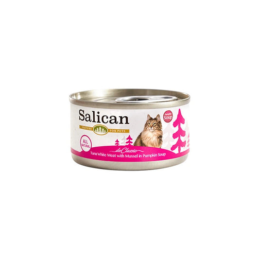Salican 吞拿魚系列 白肉吞拿魚+青口+南瓜湯 主食罐 85g