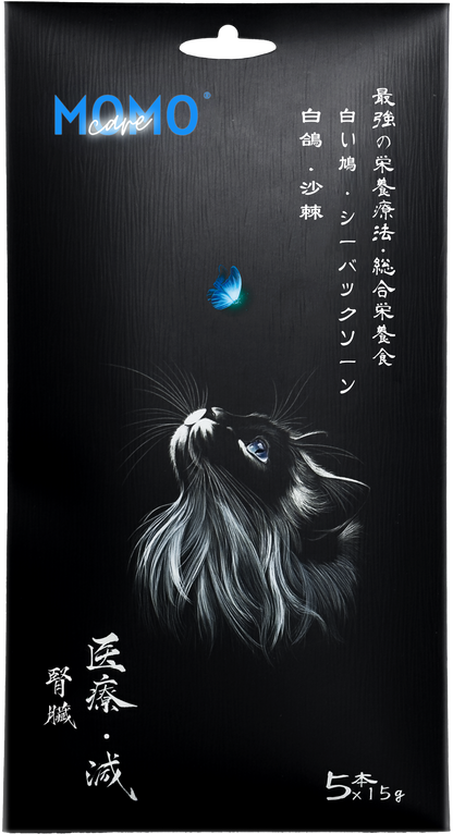 【MomoCare 萌寵守護】功能性主食軟肉泥 - 進階腎臟 (白鴿/沙棘) 15g x 5本