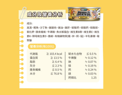 怪獸部落 - 開胃罐慕斯主食罐 (雞肉x沙丁魚) 82g