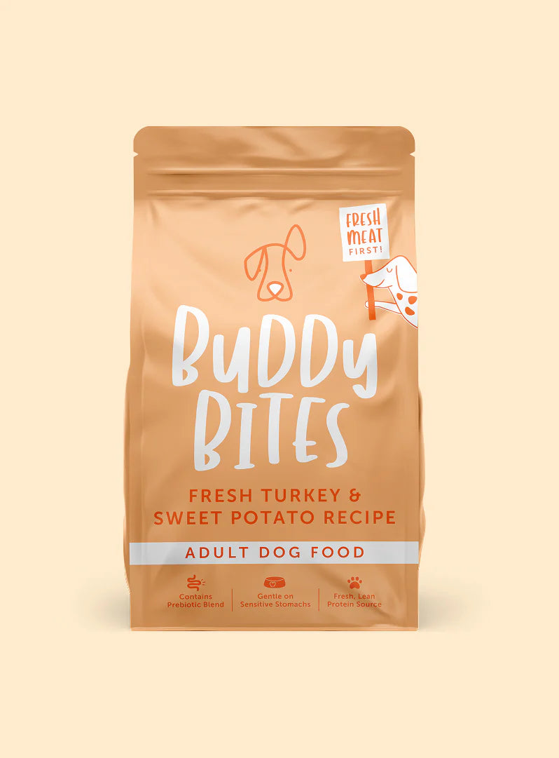 Buddy Bites  成犬火雞甜薯配方乾狗糧 2Kg