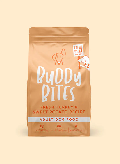 Buddy Bites  成犬火雞甜薯配方乾狗糧 2Kg