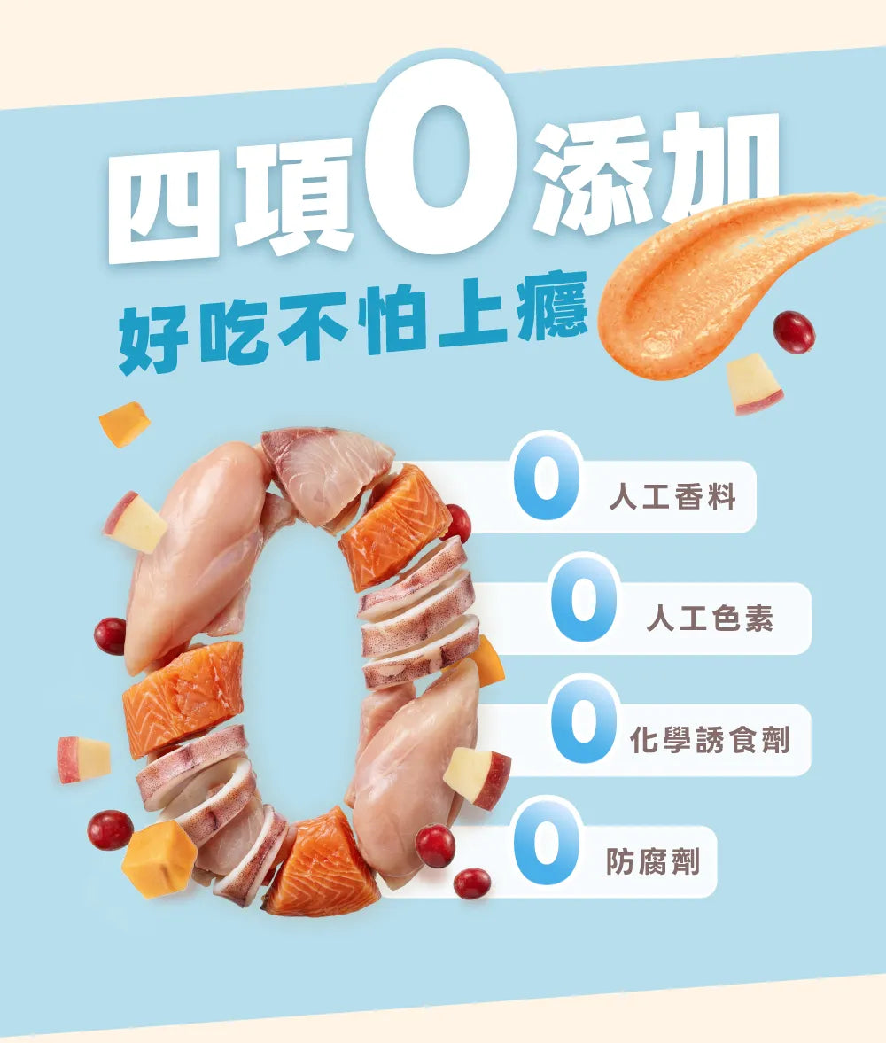 HeroMama 每日機能肉泥 (每日紓壓 / 雞肉+鮭魚+貓草+色胺酸) 12g x 4