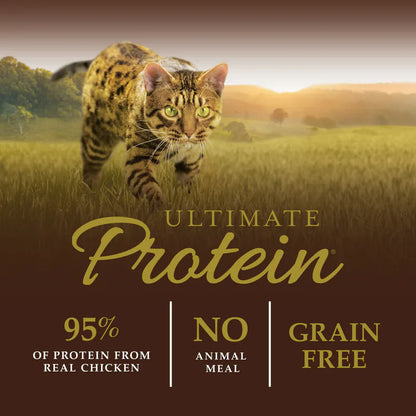 【Instinct 本能】Ultimate Protein 頂級蛋白質走地雞全貓糧 (4Lbs / 10Lbs) (美國製造 | 乾糧界的肉量天花板，47% 逆天純肉高蛋白 X 凍乾狹鱈魚包裹)