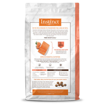 【Instinct 本能】LID 單一動物蛋白無穀物三文魚全貓糧 (4.5Lbs) (美國製造 | 易敏貓與轉季甩毛怪的純淨深海膳食，1.0% 超高 Omega-3 強效抗炎)