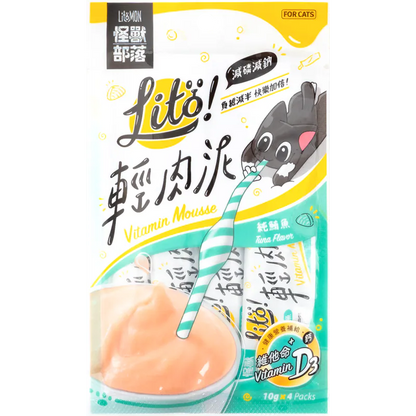 怪獸部落 Lito! 輕肉泥 (純鮪魚) 10g x 4入