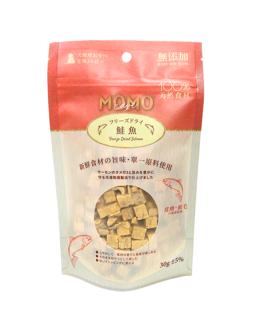 【MomoCare 萌寵守護】 脫水凍乾小食 鮭魚凍乾 20g