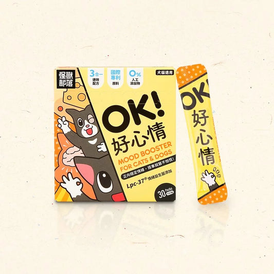 【怪獸部落 LitoMON】OK！好心情 1.5g x 30包 (犬貓舒壓情緒保健)