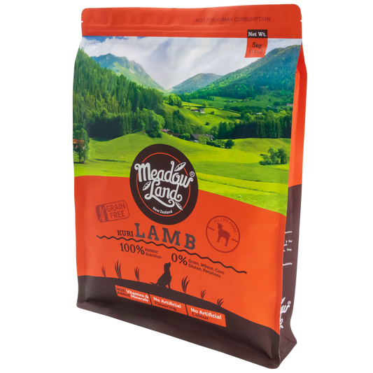 【Meadowland】羊肉 強壯配方全犬糧 (5kg / 10kg 紐西蘭頂級放養肉源 滋補強壯配方 促進消化吸收)