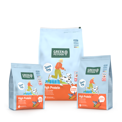 【Green Petfood】InsectDog High Protein 加倍皮膚防敏高蛋白成犬配方 4.5kg / 7.5kg (無穀物迷你顆粒約 0.8cm 雙重低致敏蛋白 健肌亮毛首選)