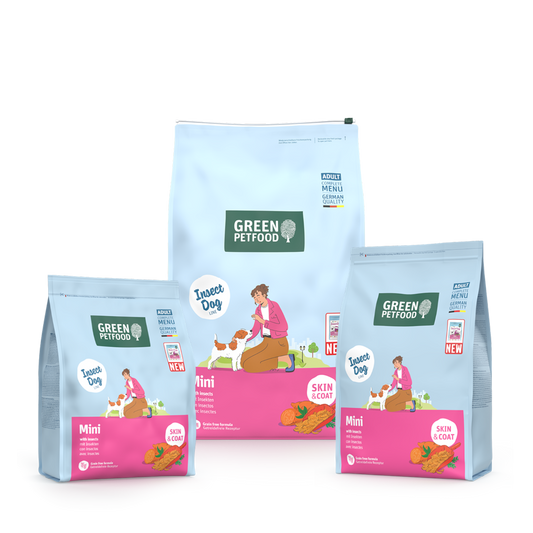 【Green Petfood】InsectDog Mini 升級皮膚防敏感迷你成犬配方3kg / 4.5kg / 7.5kg (無穀物迷你顆粒約 0.8cm 亞洲氣候定制 100%單一蟲蛋白 異位性皮炎終極救星)