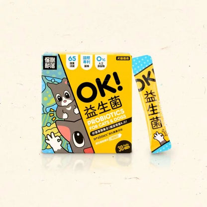 【怪獸部落 LitoMON】OK！益生菌 1.5g x 30包 (日常腸胃保健)