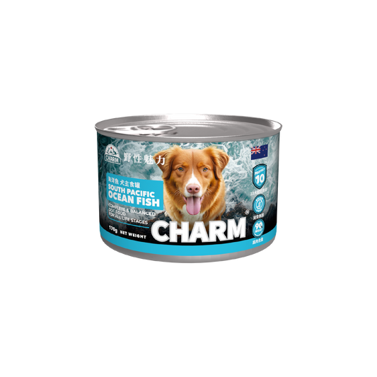 【CHARM 野性魅力】超能精華海洋魚狗主食罐 (170G) (紐西蘭製造 | 最高 92% 肉含量 X 十大超能精華)