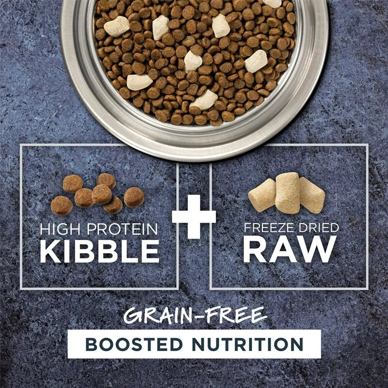 【Instinct 本能】Raw Boost® 無穀物生肉走地雞全貓糧 (5Lbs / 10Lbs) (美國製造 | 突破傳統乾糧極限，43% 豐沛動物蛋白 X 真正低溫凍乾生雞肉丁)