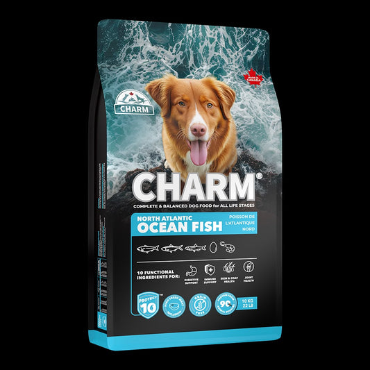 【CHARM 野性魅力】超能精華海洋魚全犬糧 (5.4KG / 10KG) (加拿大製造 | 90%高動物蛋白 X Protect10™ 全球首創十項專利超能精華)