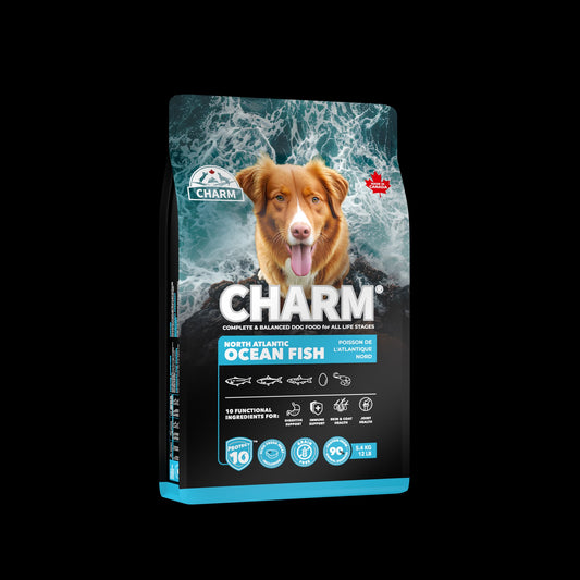 【CHARM 野性魅力】超能精華海洋魚全犬糧 (5.4KG / 10KG) (加拿大製造 | 90%高動物蛋白 X Protect10™ 全球首創十項專利超能精華)