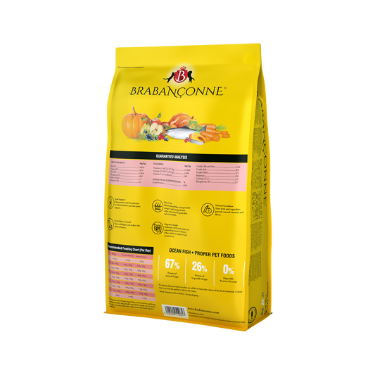 【Brabanconne 爸媽寵】日常系列 大型成犬魚肉配方 10kg (大型成犬專用 比利時製造 五種海洋魚 護膚爆毛與關節防護)