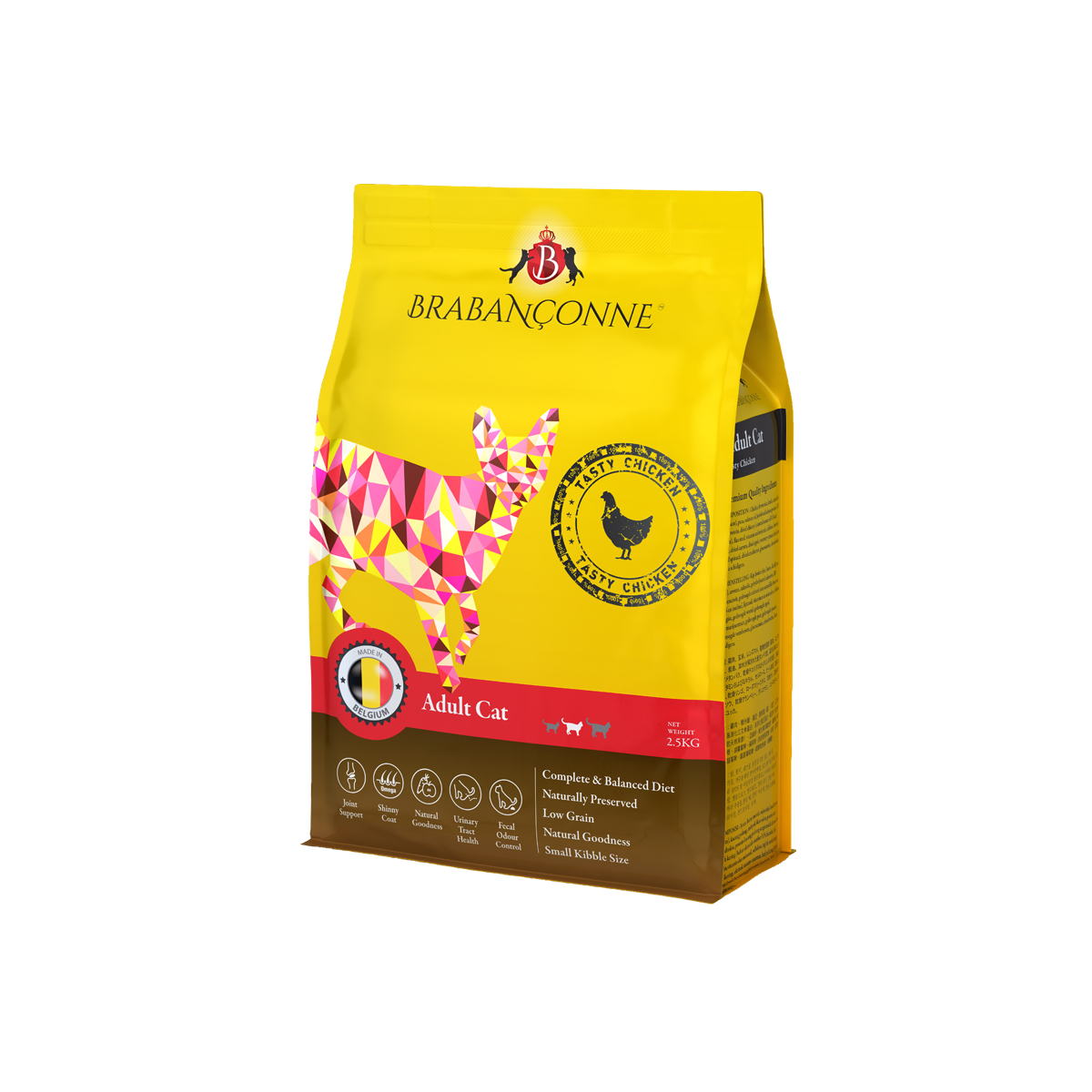 【Brabanconne 爸媽寵】日常系列 成貓鮮雞肉配方  2.5kg (成貓專用 比利時製造 泌尿道呵護 關節與皮毛雙效保養)