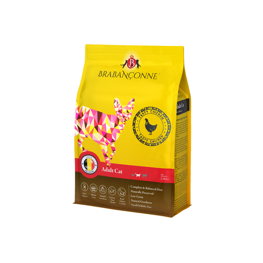 【Brabanconne 爸媽寵】日常系列 成貓鮮雞肉配方  2.5kg (成貓專用 比利時製造 泌尿道呵護 關節與皮毛雙效保養)