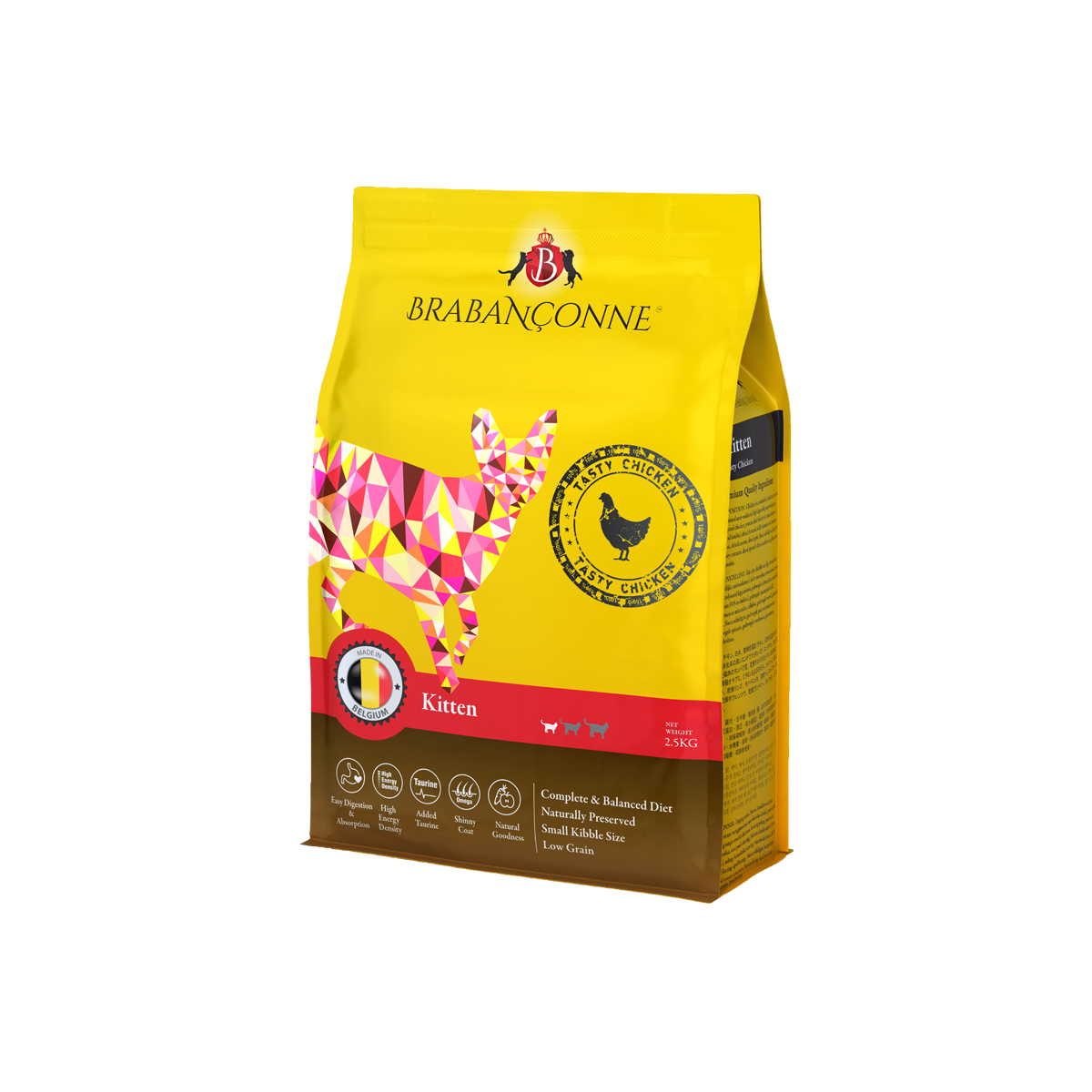 【Brabanconne 爸媽寵】日常系列 幼貓鮮雞肉配方 2.5kg (幼貓/發育期專用 比利時製造 護心益智 增強免疫力)