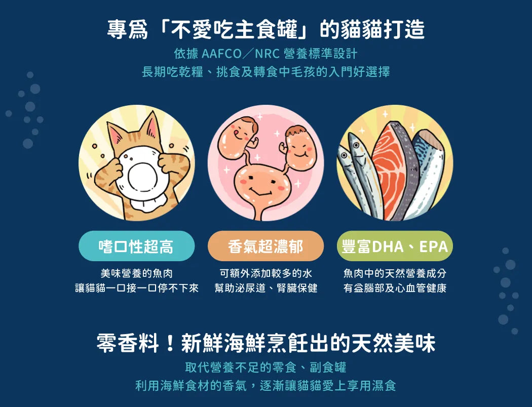 汪喵星球 - 挑嘴貓無膠主食罐 (鯖魚雞肉餐) 80g