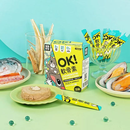 【怪獸部落 LitoMON】OK！軟骨素 1.5g x 30包 (五大關節營養極致複方)