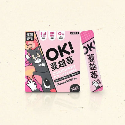 【怪獸部落 LitoMON】OK！蔓越莓 1.5g x 30包 (泌尿 x 心情雙效配方)