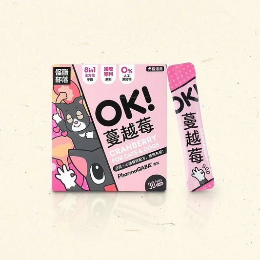 【怪獸部落 LitoMON】OK！蔓越莓 1.5g x 30包 (泌尿 x 心情雙效配方)
