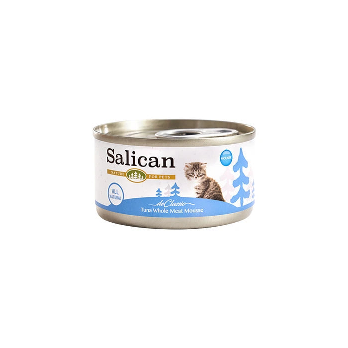 Salican 吞拿魚系列 白肉吞拿魚慕絲幼貓 主食罐 85g