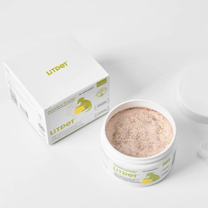【LitPet】犬用情緒舒緩健康粉 200g (英國製造 專利 Lactium® 中西合璧)