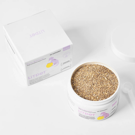 【LitPet】犬用血糖守護健康粉 200g (英國製造 漢方桑葉葛根+左旋肉鹼)